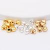 14K Gold Filled Heart-Shaped Spacer Beads for DIY Jewelry and Bracelet Making