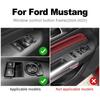 För Ford Mustang Dark Horse EcoBoost GT S650 2024 2025 2026 Äkta Mjuk Kolfiberklistermärke Bil Dörr Fönster Knapp Panel Trim