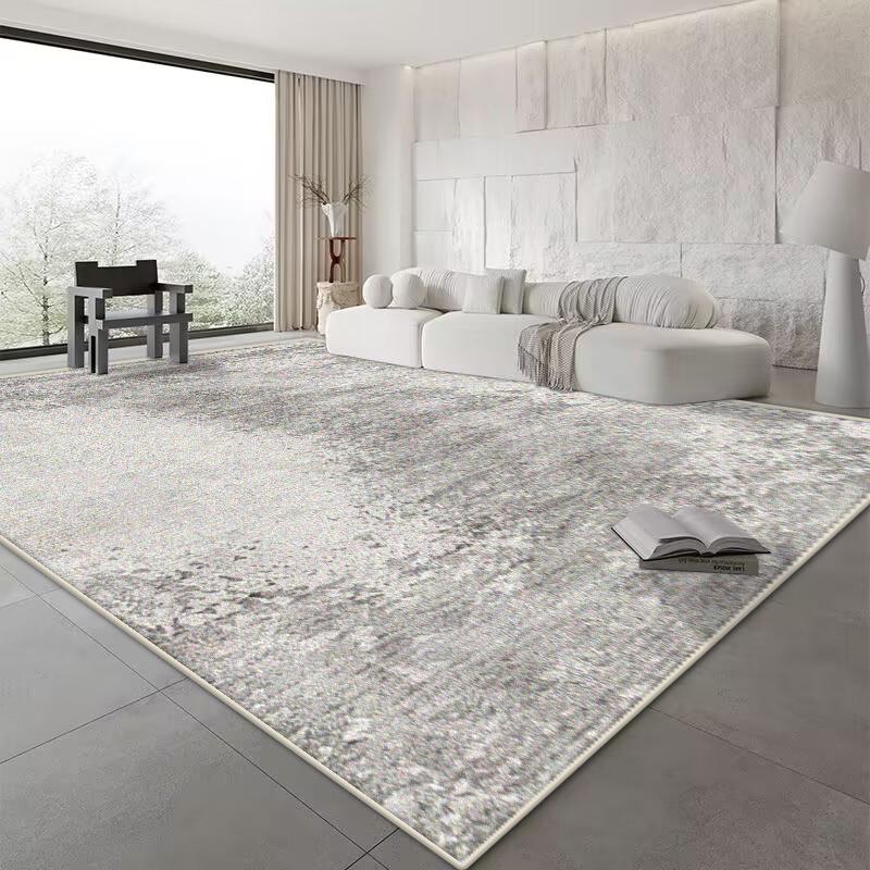 Nordic Abstract Carpet Living Room Light Luxury Decoration Sofa Coffee Tables Rug Bedroom Bedside Easy Clean Soft Mat Non-slip