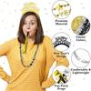 A60ZNYE Photo Booth Props Accessories 36 PCS-Complete Happy New Year Decorations Kit-Wearables Gift Supplies For New Years Party