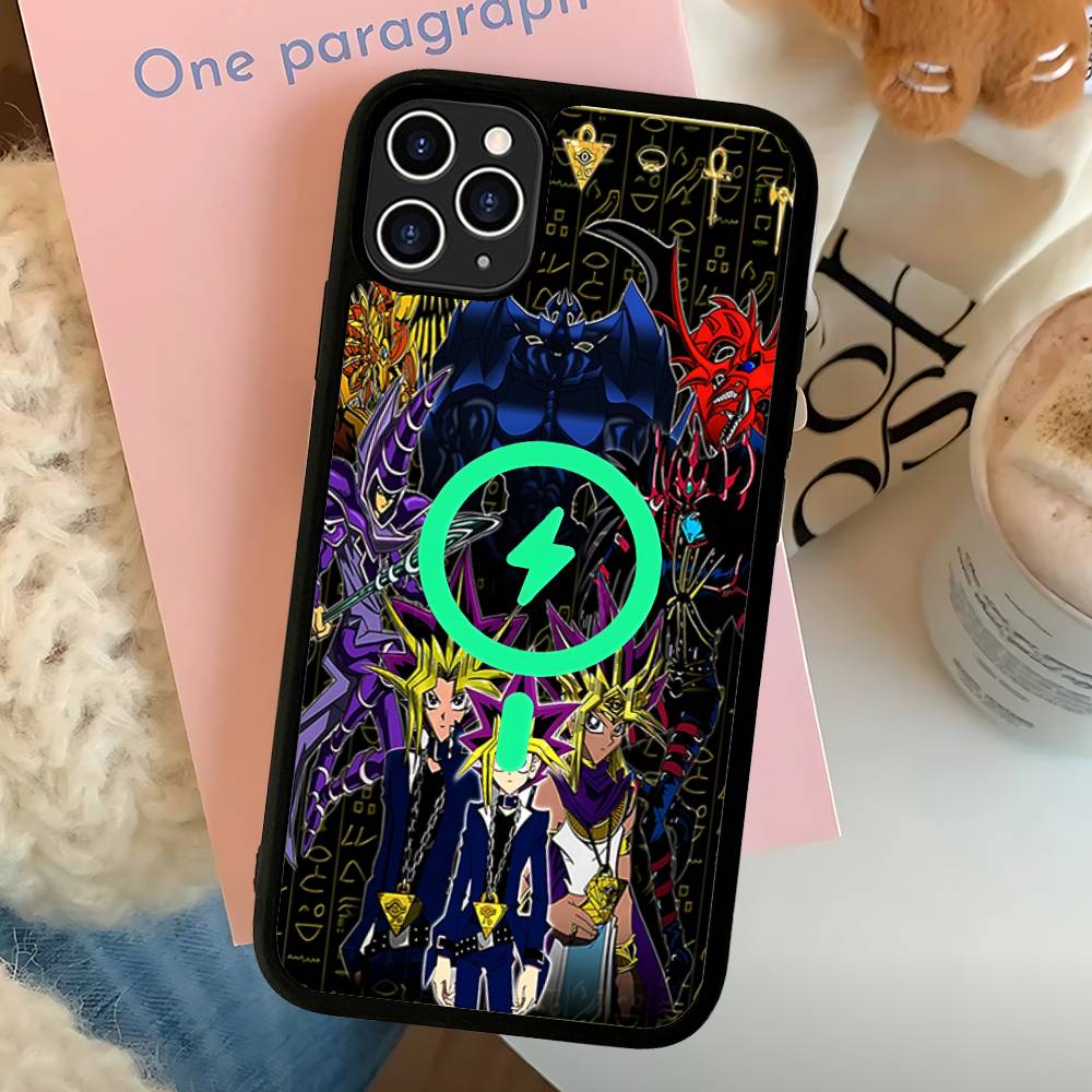 Amine Yu Gi Oh Classic For Magsafe Magnetic Phone Case For IPhone 17 16 Pro Max 15 Plus 14 13 12 11 Cover