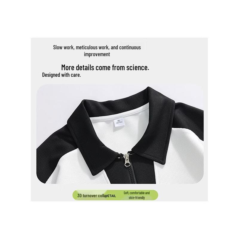 SNOOPY Men's American Retro Loose Fit Polo Shirt