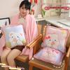 Cartoon Plush Pillow Blanket Combo