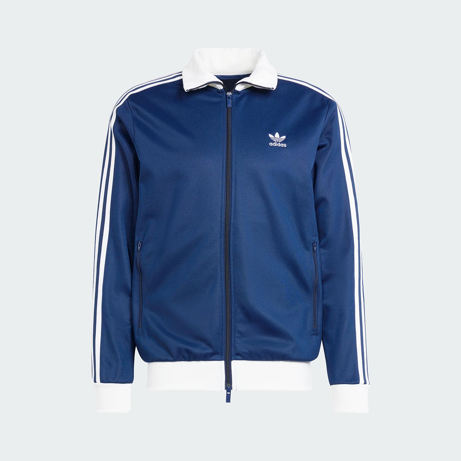 Adidas genuine clover men s retro stand up collar sports slim fit jacket IP0418 185 112A XXL