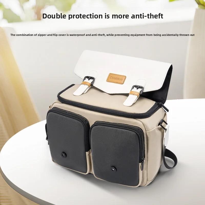 Shoulder Camera Bag Multi-Functional Casual And Lightweight Storage Bag Waterproof And Burden-Reducing Camera Bag