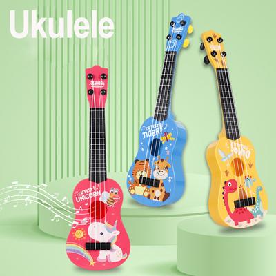Kinder Ukulele Musical Spielzeug 4 Saiten Kleine Gitarre Montessori Bildung Instrumente Musik Spielzeug Musiker Lernen Geschenk