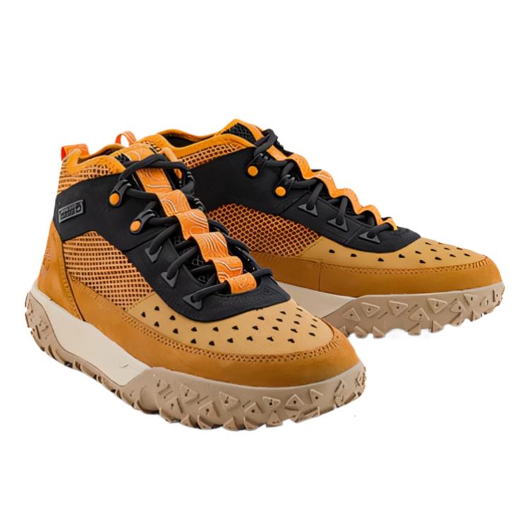Timberland Motion 6 Stoff Leder Bequem Vielseitig Klassisch Atmungsaktiv Griffig Low-Top Wanderschuhe Herren Wanderschuhe Orange Gelb A6CW1754