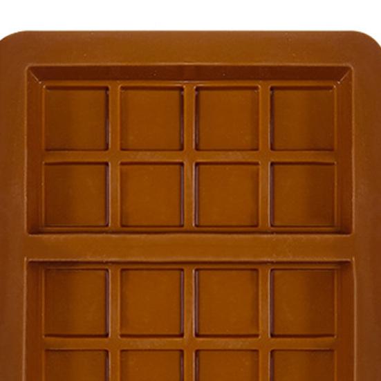 Silicone Chocolate Mold 8/12/24-Cavity Square Baking Molds for Waffles Easy Release Clean Kitchen Essential
