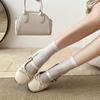 Queen Fan Silver Ballet Style Light Mouth Low Heel Single Shoes Women's Summer 2025 New Dress French Mary Jane Shoes