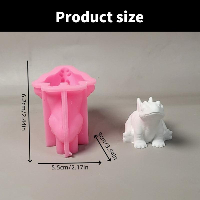 Dragon Figurine Silicone Candle Molds Epoxy Resin Molds for Making Candle Soap Chocolate Candy Cake Fondant Decoration