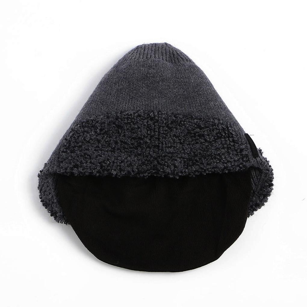 Warm Mask Earflap Hat Winter Trapper Fur Hat