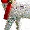 Christmas Deer Figurines Glittering Reindeer Sculpture Christmas Deer Decorations Indoor Wear Scarf For Home Winter Holiday
