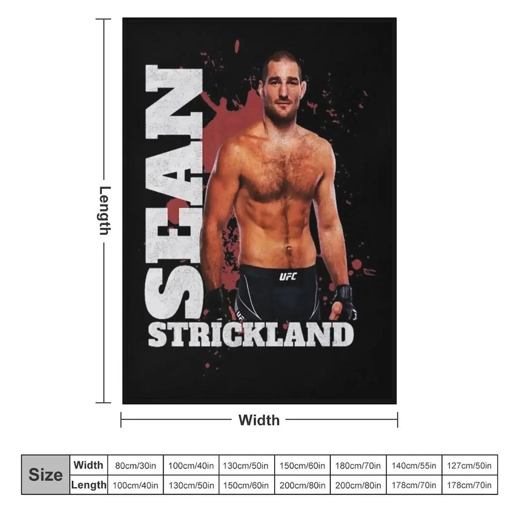 Sean Strickland Kämpfer Wurfdecke Dekorative Decke Luxus Verdickt Luxusmarke Bettdecke Decken