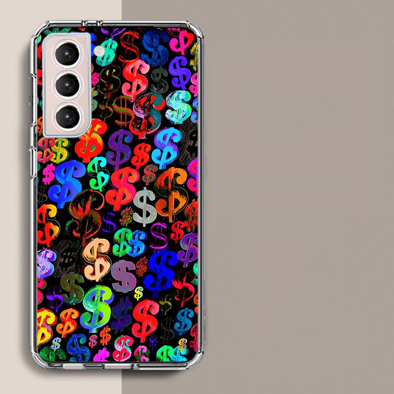 The World of US Dollar Currency Phone Case For Samsung A16 A26 A36 A56 A17 A15 A25 A35 A55 A14 A24 A34 A54 A04S A05S Galaxy Note