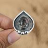 Mothers day Deal 925 Silver Oval Rhodonite Stone Birthday Statement Promise Ring