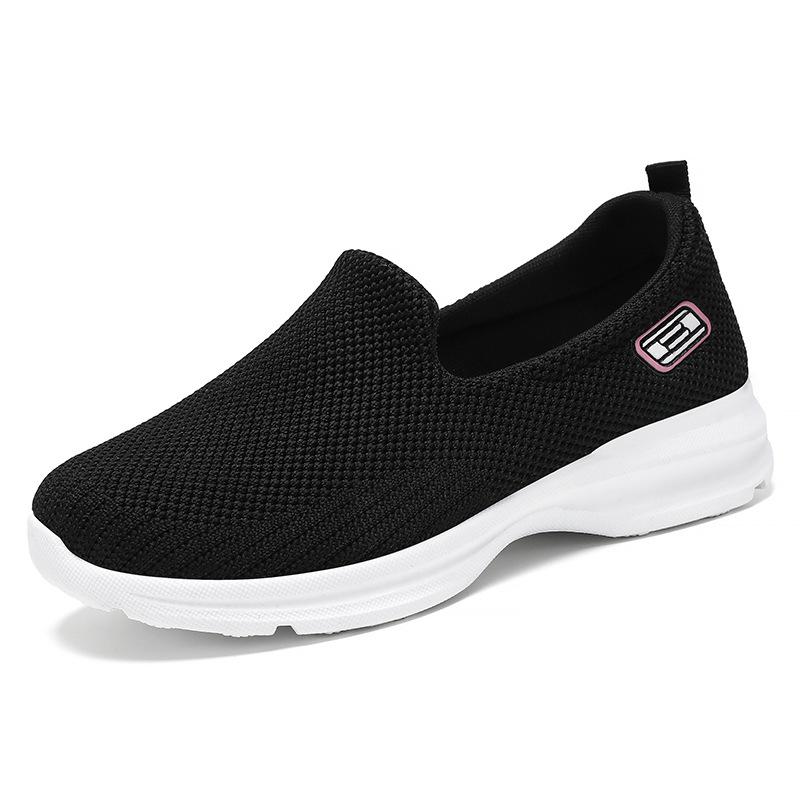 Shoes women's spring new versatile women's one-pedal single shoes comfortable and breathable women's shoes