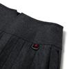 Blu Dot Wool Pleated Skirt Gy