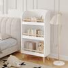 US 3 Tiers Kids Bookshelf Toy Storage Organizer Wooden Bookshelf Book Display Shelf Toy Storage Organizer For Playroom Nursery