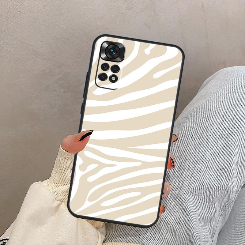Zebra Skin For Xiaomi Redmi Note 14 10 11 12 13 15 Pro Plus Case Cover For Redmi 15 15C 14C 10C 12C 13C