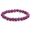 1Pcs 8mm Volcanic Stone Bracelet Multicolor Colorful Fire Rock Bracelet