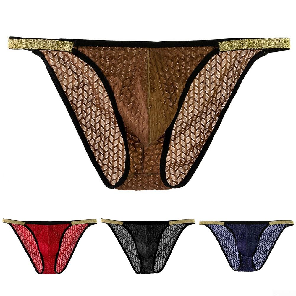 Niedrige Taille Herren Unterwäsche Höschen Regelmäßige weiche Tasche