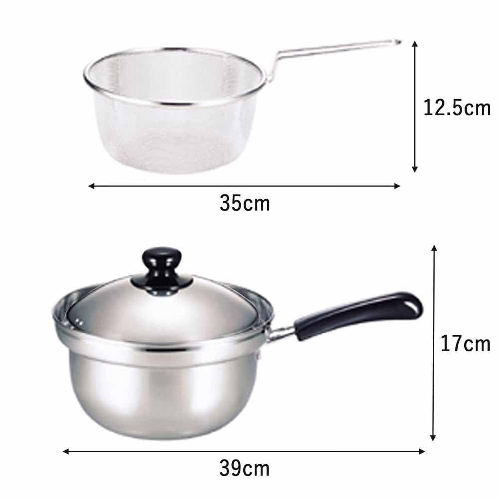 Shimomura Planning Pot Boiled Master med dørslag 20cm i Kompatibel med åpen ild og IH Leveres med dørslag for å drenere vann. Nudler ikke