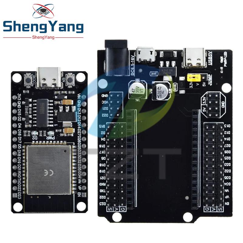 ESP32 Development Board TYPE-C USB CH340C WiFi+Bluetooth Ultra-Low Power Dual Core ESP32-DevKitC-32 ESP-32 Expansion Board