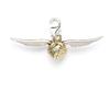 Harry Potter sterling silver Golden snitch clip on charm