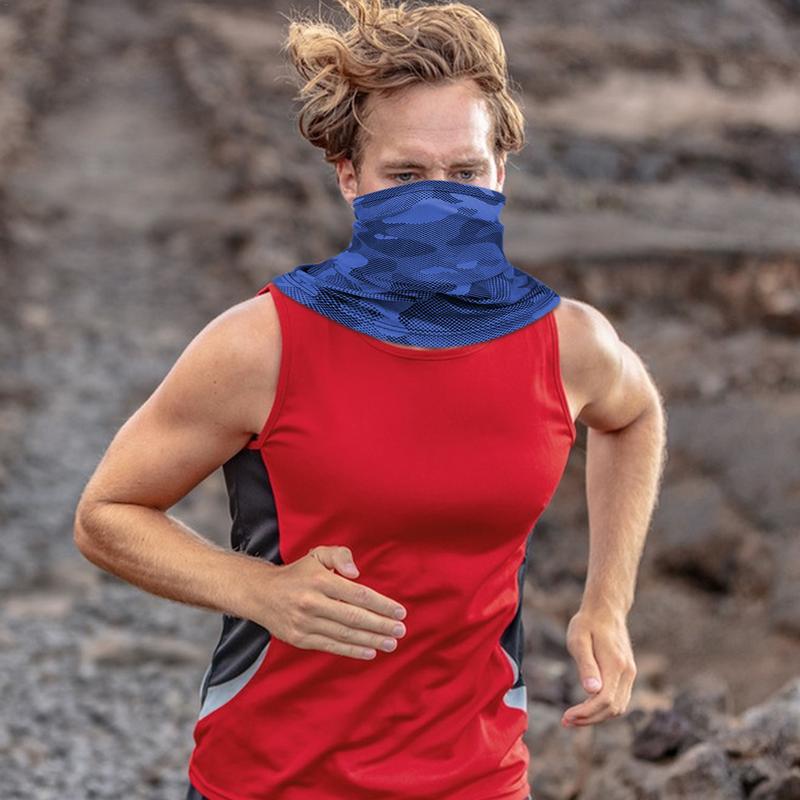 Halstuch Maske Sommer Damen Herren Halstuch Bandana Motorradfahren Wärmeisolierung Eisseide Bandana Zum Bergsteigen