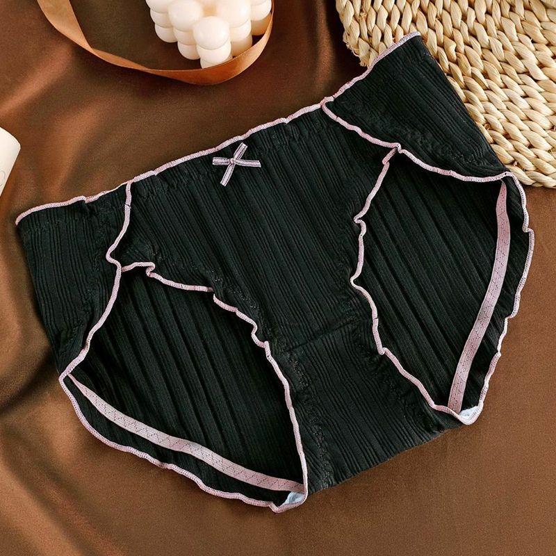 Panties Women's Antibacterial Student Mid-rise Sexy Lady Breathable Comfortable Large Size Briefs