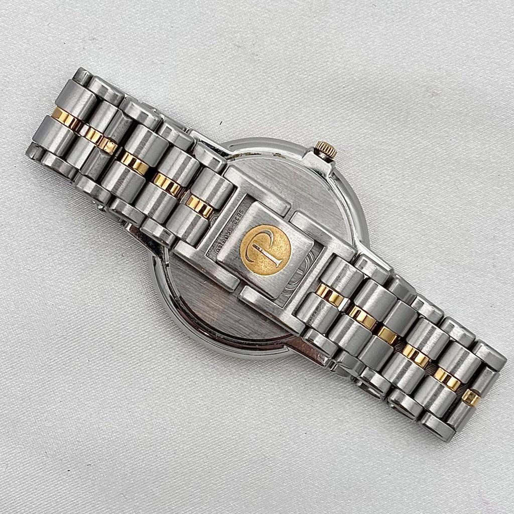 Used Working item Working item Seiko SEIKO PRESAGE Watch Men's Quartz 5E32-6A00 Combi Color White Dial Date Antique Vintage Round 0635