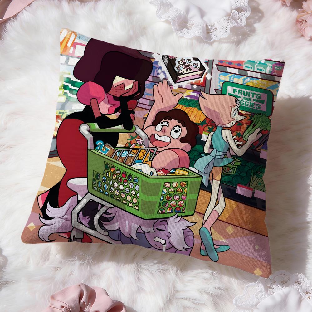 S-Steven Universe FutureS Cushion Cover Premium Comfort Reversible Pillow Cove -Two in One Design for Any Room & Car Interior