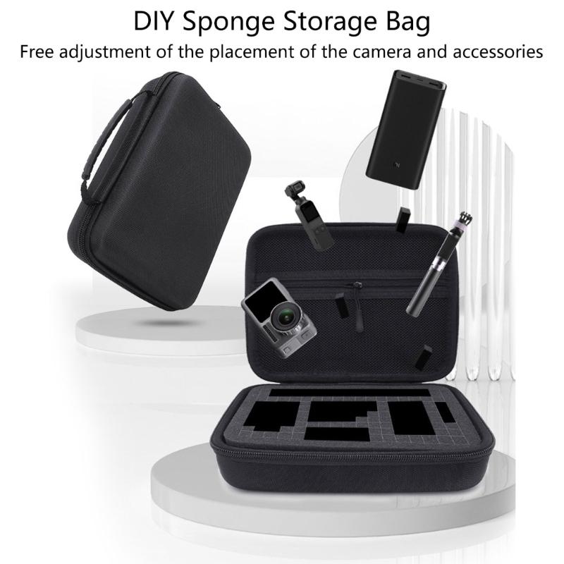 EVA Hard Case Storage Bag Organizers With Customizable Sponge Dividers For DSLR Drones And Digital Accessories