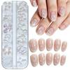 12 Grid Starfish Shell Nail Art Jewelry Set Aurora Conch Coconut Tree Diy Wear Nail Diamond Accessories