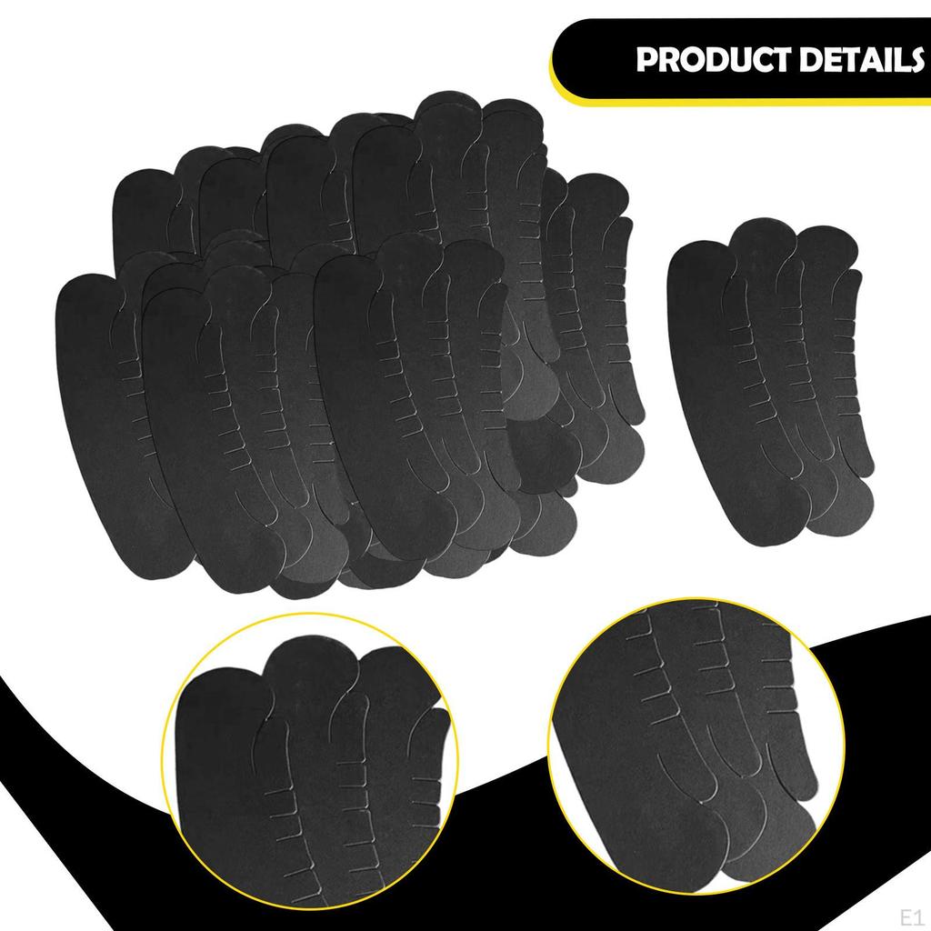 50x Baseball Cap Inserts Universal Convenient Lightweight Fitter Black