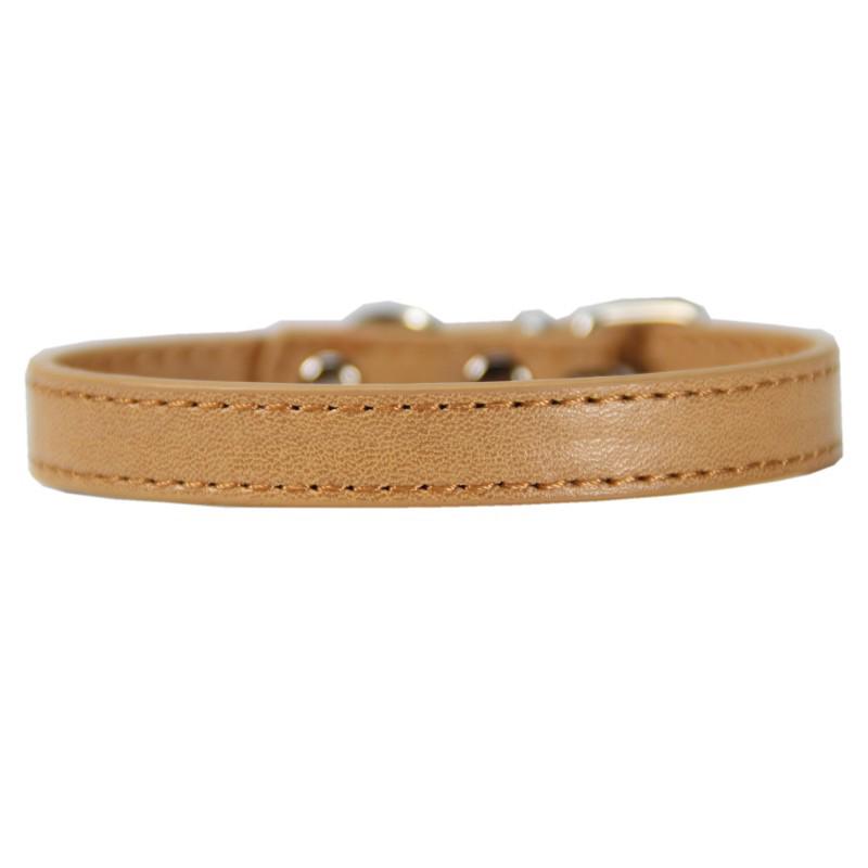 Hot Sale PU Leather Neck Warmer Collar for Small Pets