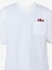 T-shirt FD Logo Fleur Coupe et Couture Nord M [The Face] Manches Courtes T-shirt S/S Blanc cassé