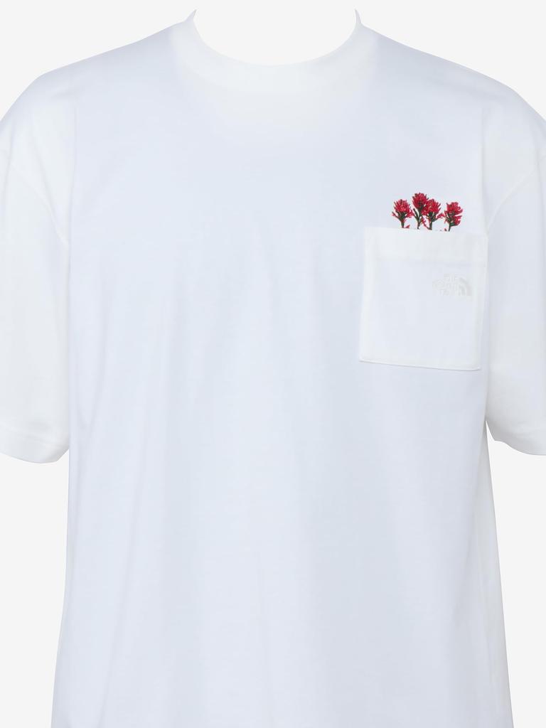 T-shirt FD Logo Fleur Coupe et Couture Nord M [The Face] Manches Courtes T-shirt S/S Blanc cassé