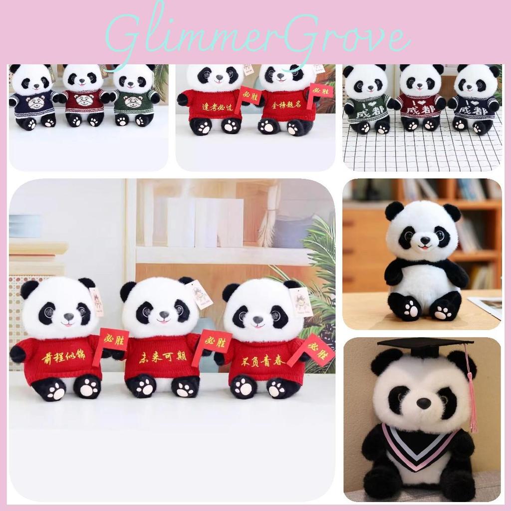 Charmantes 8-Zoll Realistisches Panda Plüschtier Perfektes Kindertagsgeschenk Souvenir