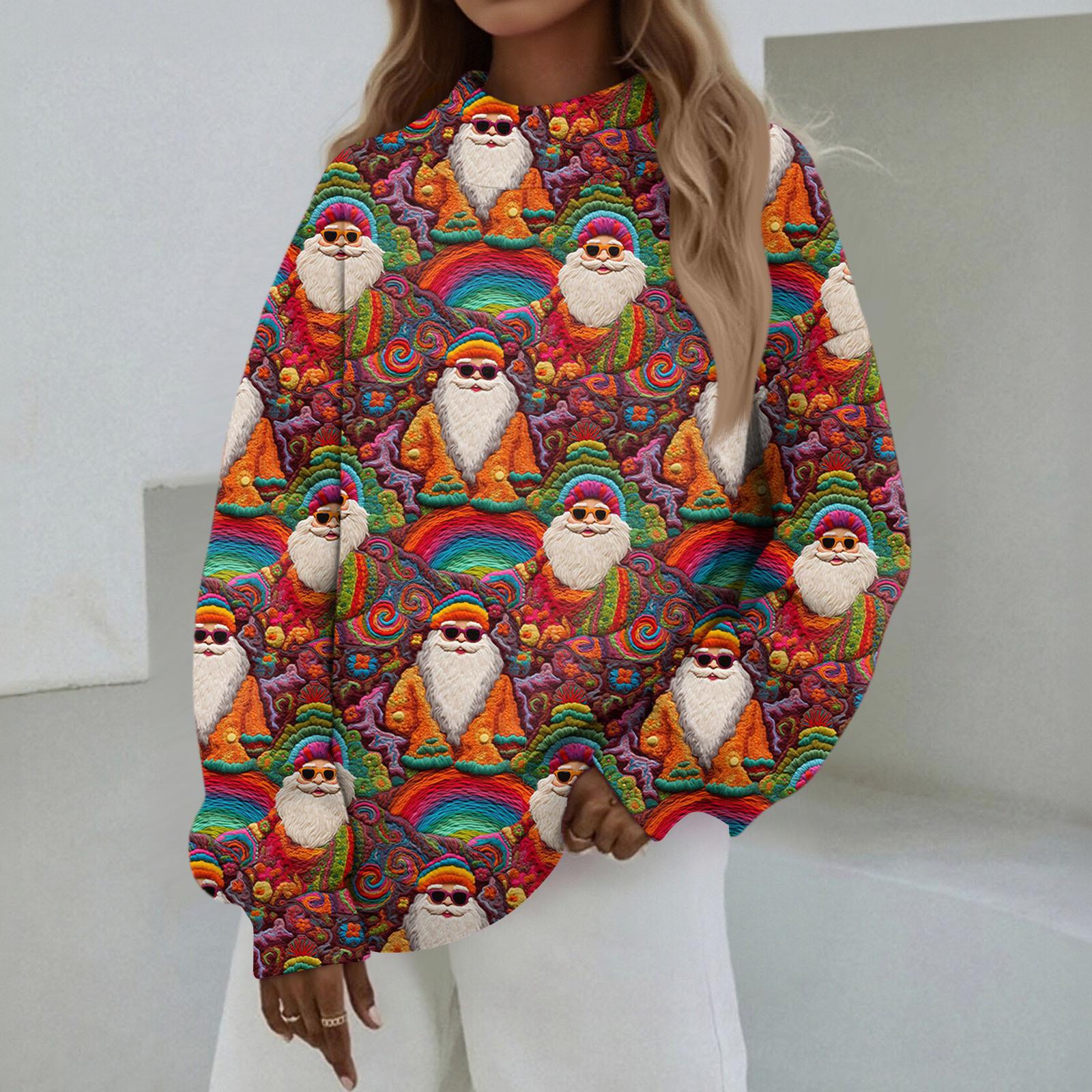 

Женский свитшот с воротником-стойкой, осенний, удобный, оверсайз, нарядный пуловер, свитшоты без капюшона, уютные топы с высоким воротником M