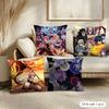 Anime FFAIRY TAIL Cushion Cover Soft Short Plush Pillow Cover Smooth Cozy Texture Aesthetic Cushion Case Home Decor