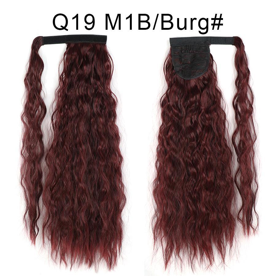 LISI HAIR Synthetic Long Curly Clip In Hair Extensions Wrap Around Ponytail Hair Fiber Wig For Women Daily Party Cosplay Wear