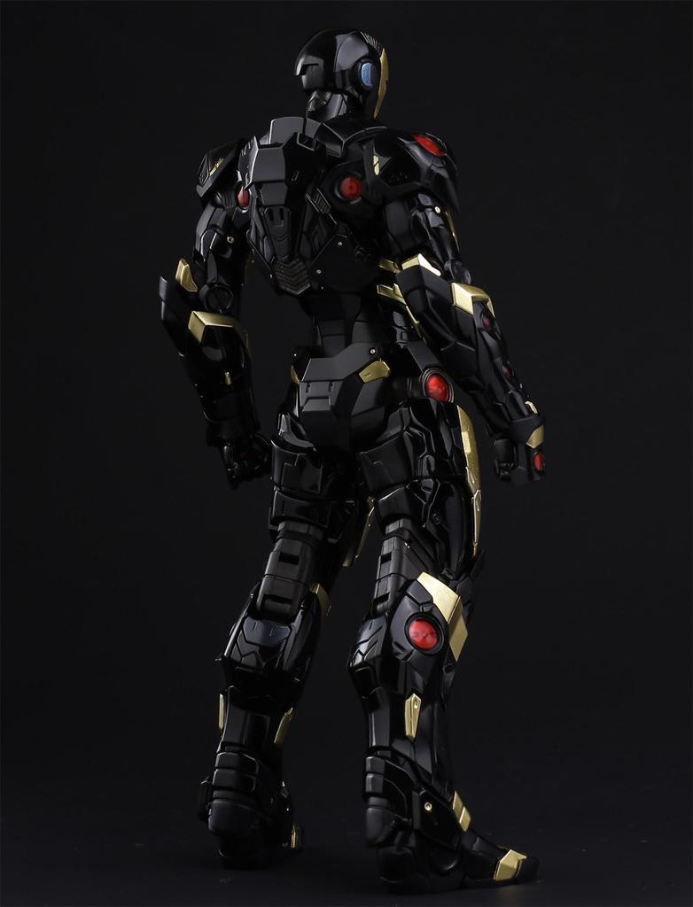 IRON MAN MARVEL BLACK X GOLD PVC ABS painted action figure REEDIT #06 NOW! ver. non-scale &