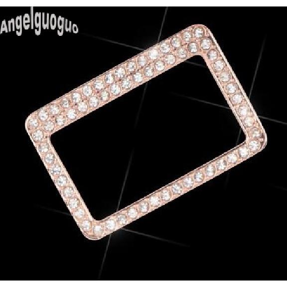 

Аксессуары для Jaguar XE XF F-PACE XFL, роскошное обновление, автомобильный электронный переключатель ручного тормоза, кнопка системы движения P, парковка Rose gold frame