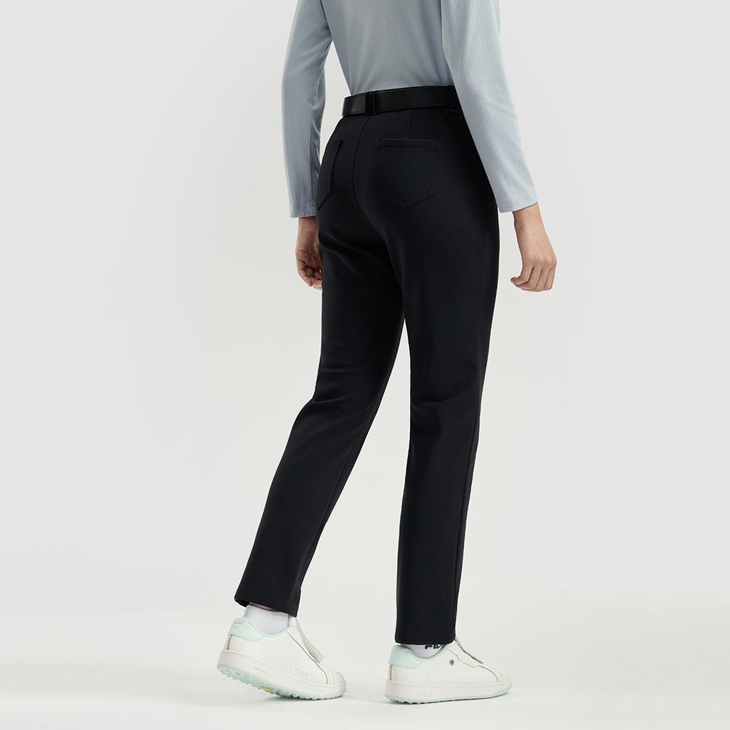 Fila Golf Series Simple Comfortable Aesthetic Solid Color Golf Apparel Women Apparel A11W545602F-BK