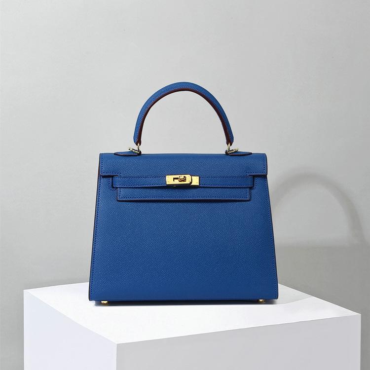 Euli Handheld Seilkette der zweiten Generation Fünf-Gold Einblatt-Schnalle im Mini-Stil zum Überkreuztragen Damen-Taschenverschluss-Schnallendesign
