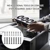 8Pcs 2/3cm PC Computer Case Cooling Fan Mount Screws Set Fan Mounting Screws Laptop Computer Screw for Water Cooling