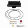 125ml Oil Cooler Engine Oil Cooling Radiator System Kit for GY6 100CC‑150CC Engine Black