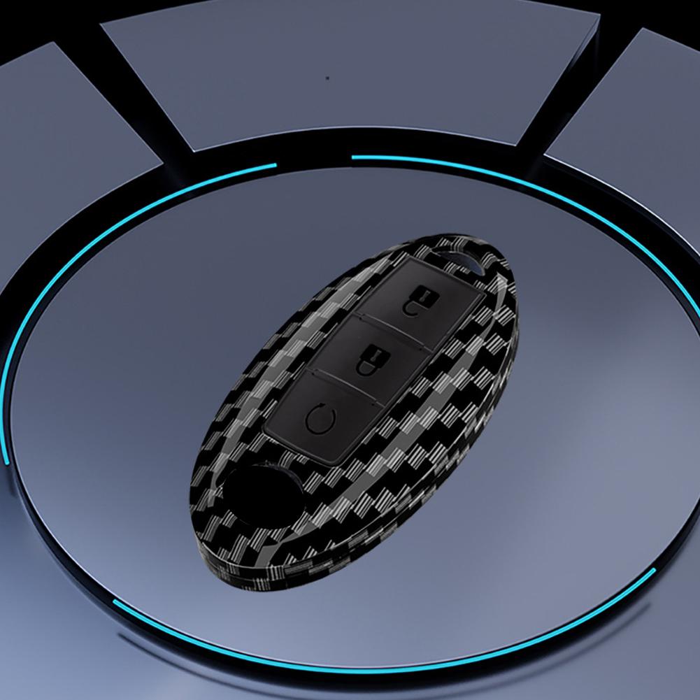 ABS Carbon Fiber Car Key Case Cover For Qashqai X-Trail T32 T31 Juke J10 J11 Kicks Tiida Pathfinder Note Infiniti