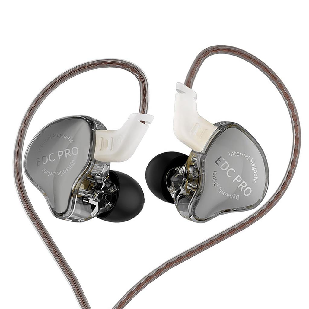 Earphones Dynamic Coils HiFi Headphone Sound Sports Earbud Noise Cancelling Earpieces with Detachable Cable
